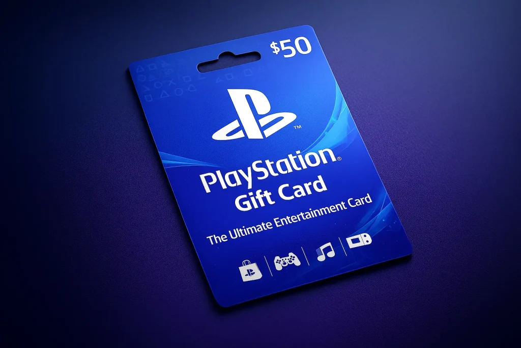 Play Station gift card